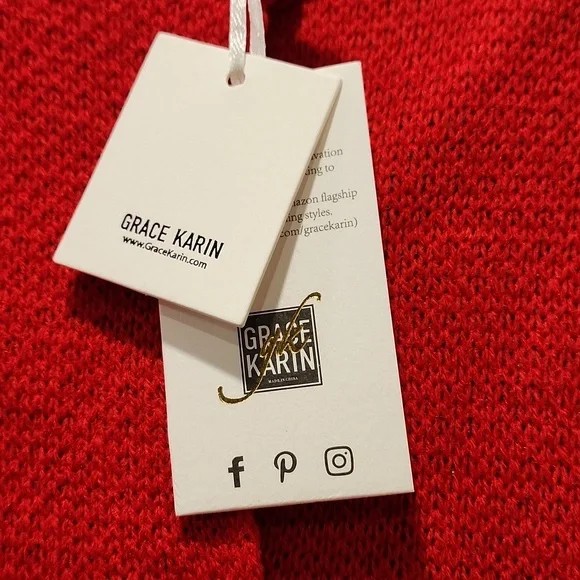 Grace Karin button up cropped cardigan Nwt - Picture 3 of 4